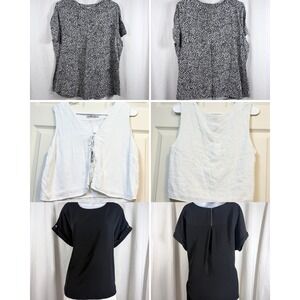 Women's Size Large Tops Bundle Abercrombie Old Navy Maurice Casual Blouses Lot 3